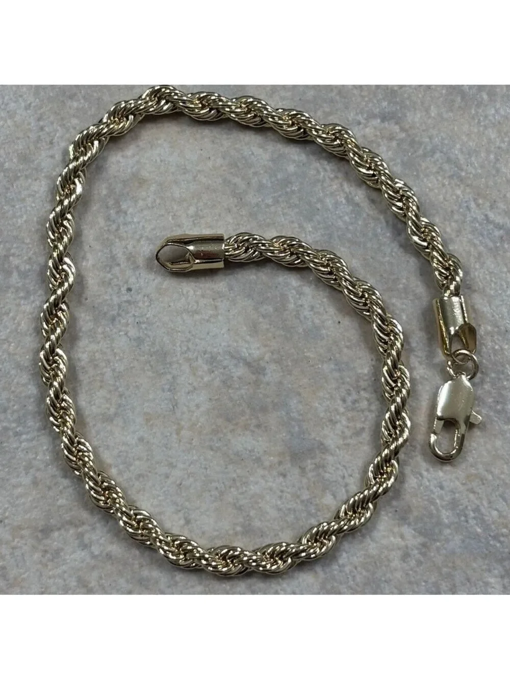 Gold filled  Rope Chain Bracelet